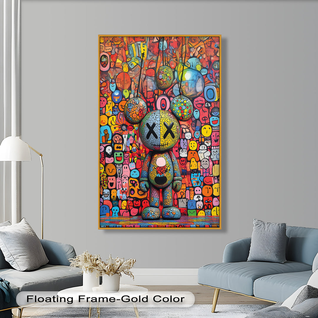 Mosaic Madness – KAWS Oil Painting