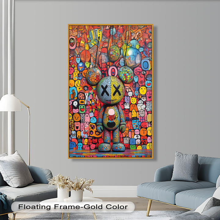 Mosaic Madness – KAWS Oil Painting