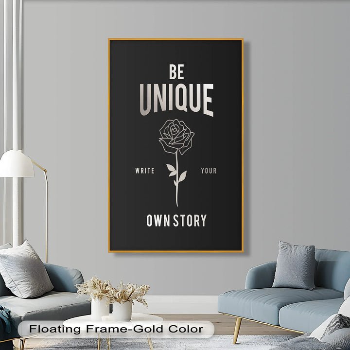 Be Unique – Inspirational Oil Painting - MyPhotoStation