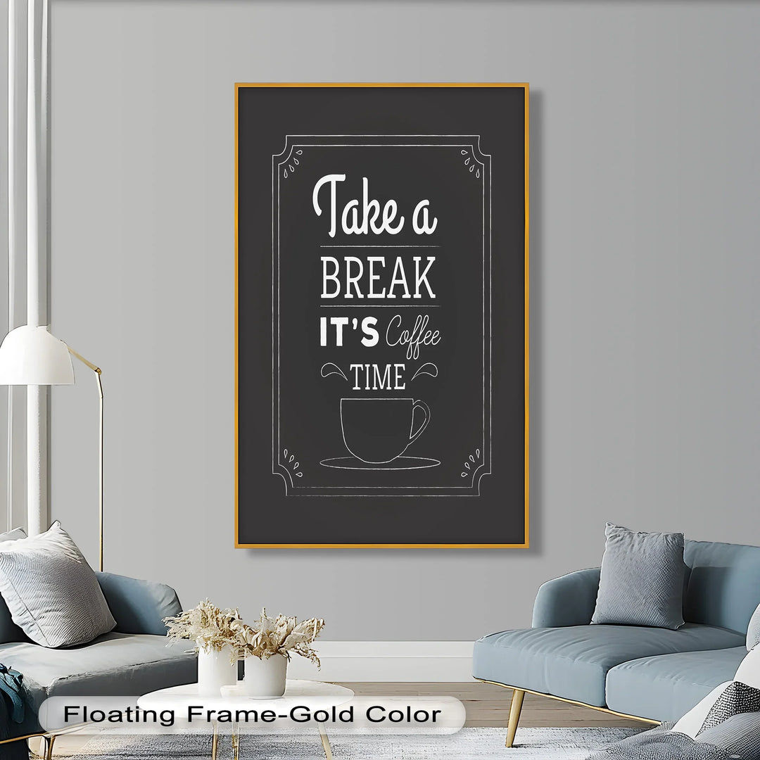 Take a Break – Coffee Time Oil Painting - MyPhotoStation