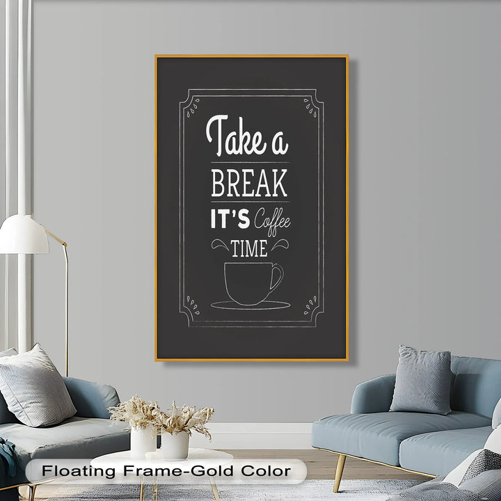 Take a Break – Coffee Time Oil Painting - MyPhotoStation