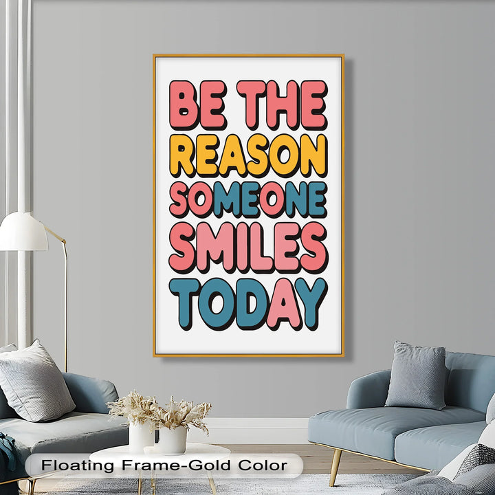 Be the Reason Someone Smiles – Oil Painting - MyPhotoStation