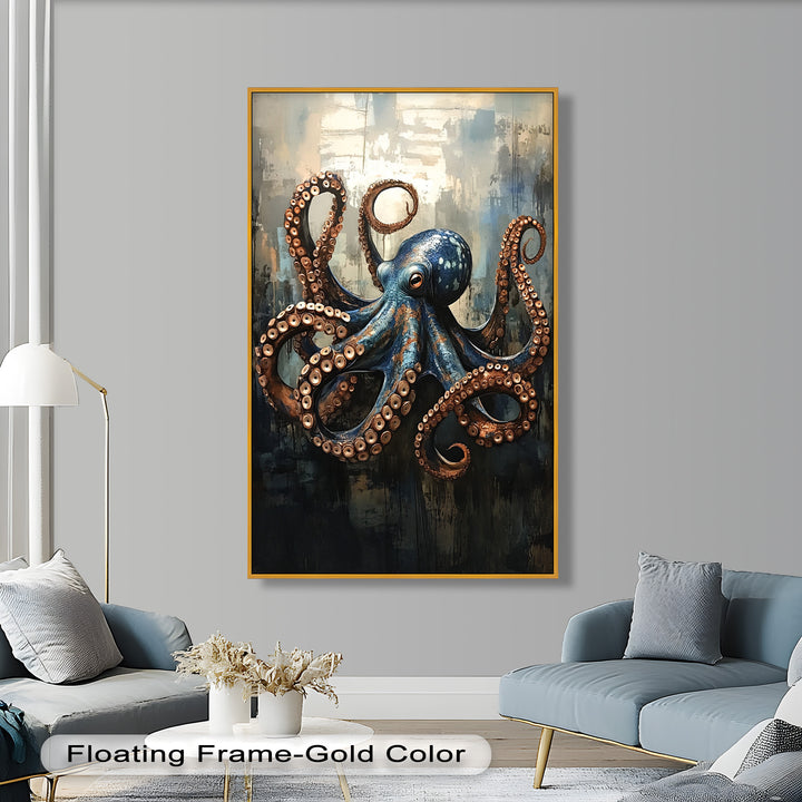 Deep Sea Octopus - Animal Oil Painting