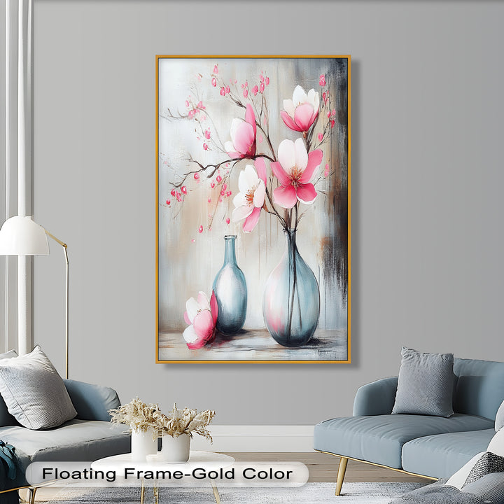 Soft Pink Magnolia - Flower Oil Painting