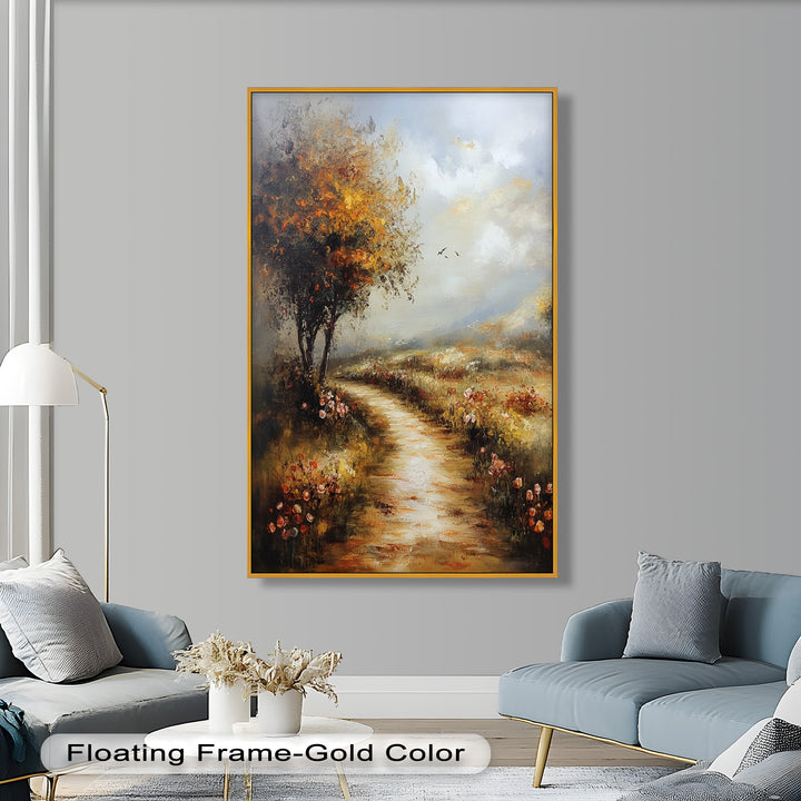 Winding Path Landscape - Impressionism Oil Painting