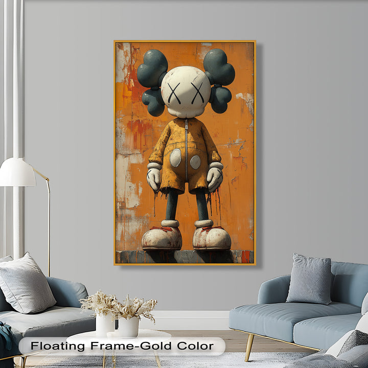 Rust Rebellion – KAWS Begleitölgemälde