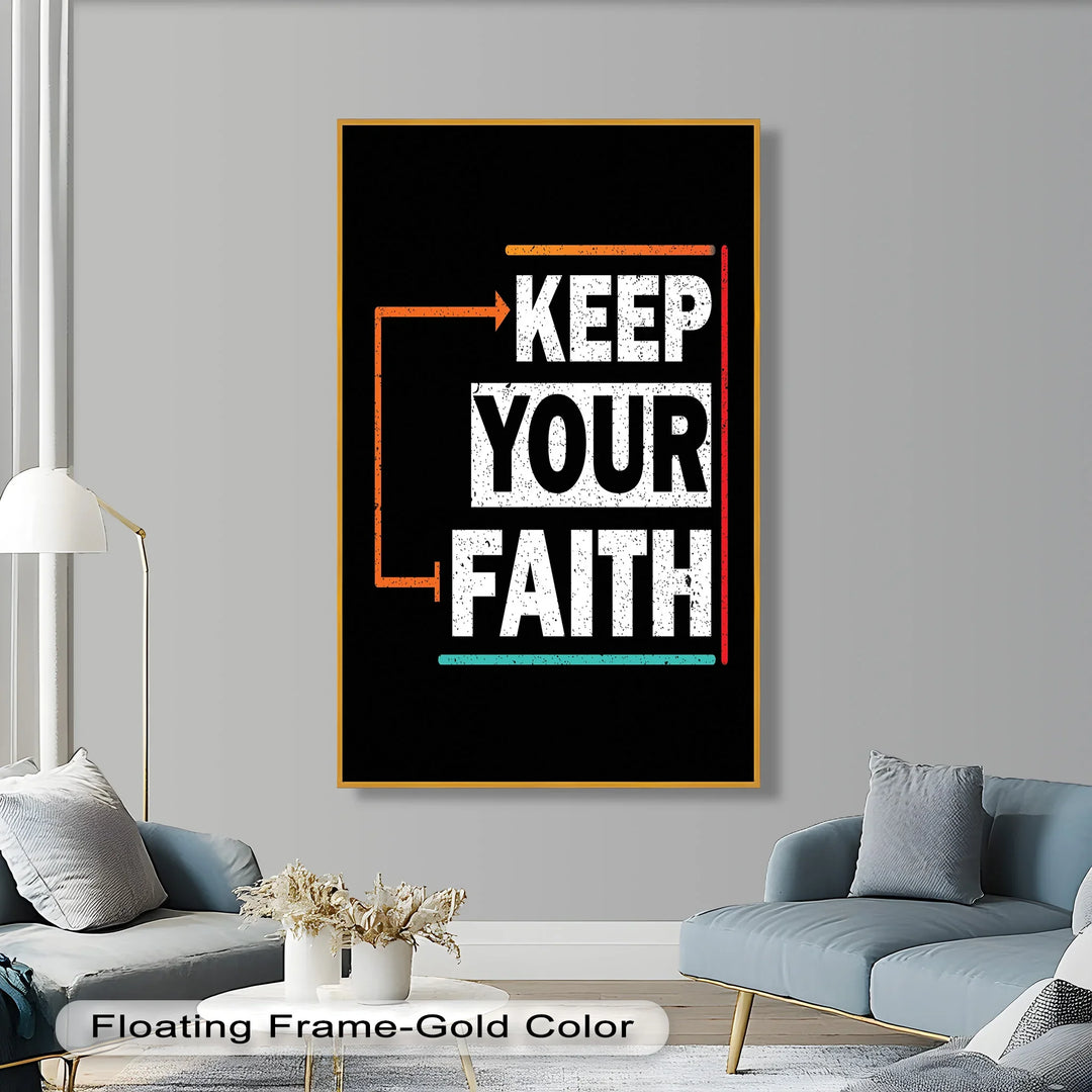 Colorful Motivation Oil Painting – Inspirational Christian Art with Urban Vibes
