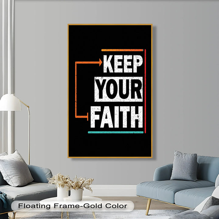 Colorful Motivation Oil Painting – Inspirational Christian Art with Urban Vibes
