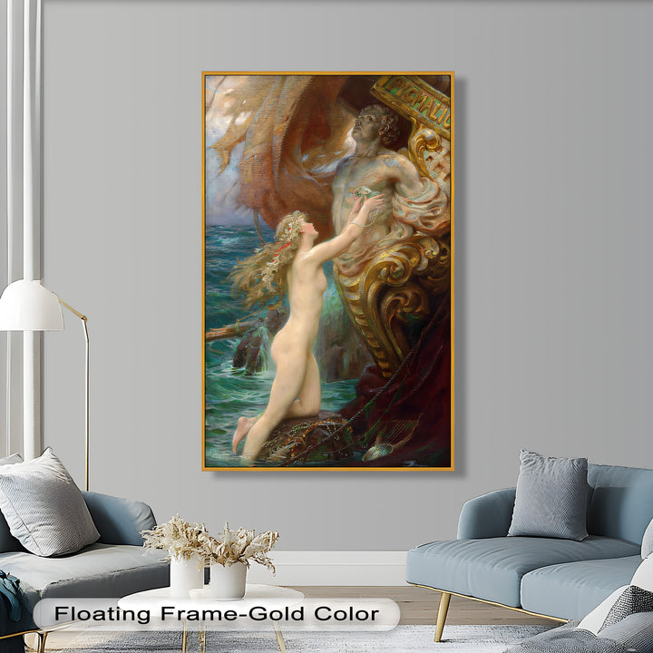 Galatea’s Awakening – Mythological Nude Oil Painting