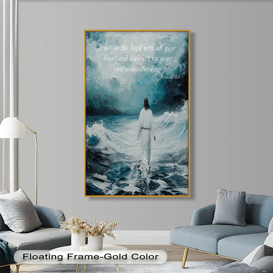 Faithful Journey – Biblical Art with Proverbs 3:5
