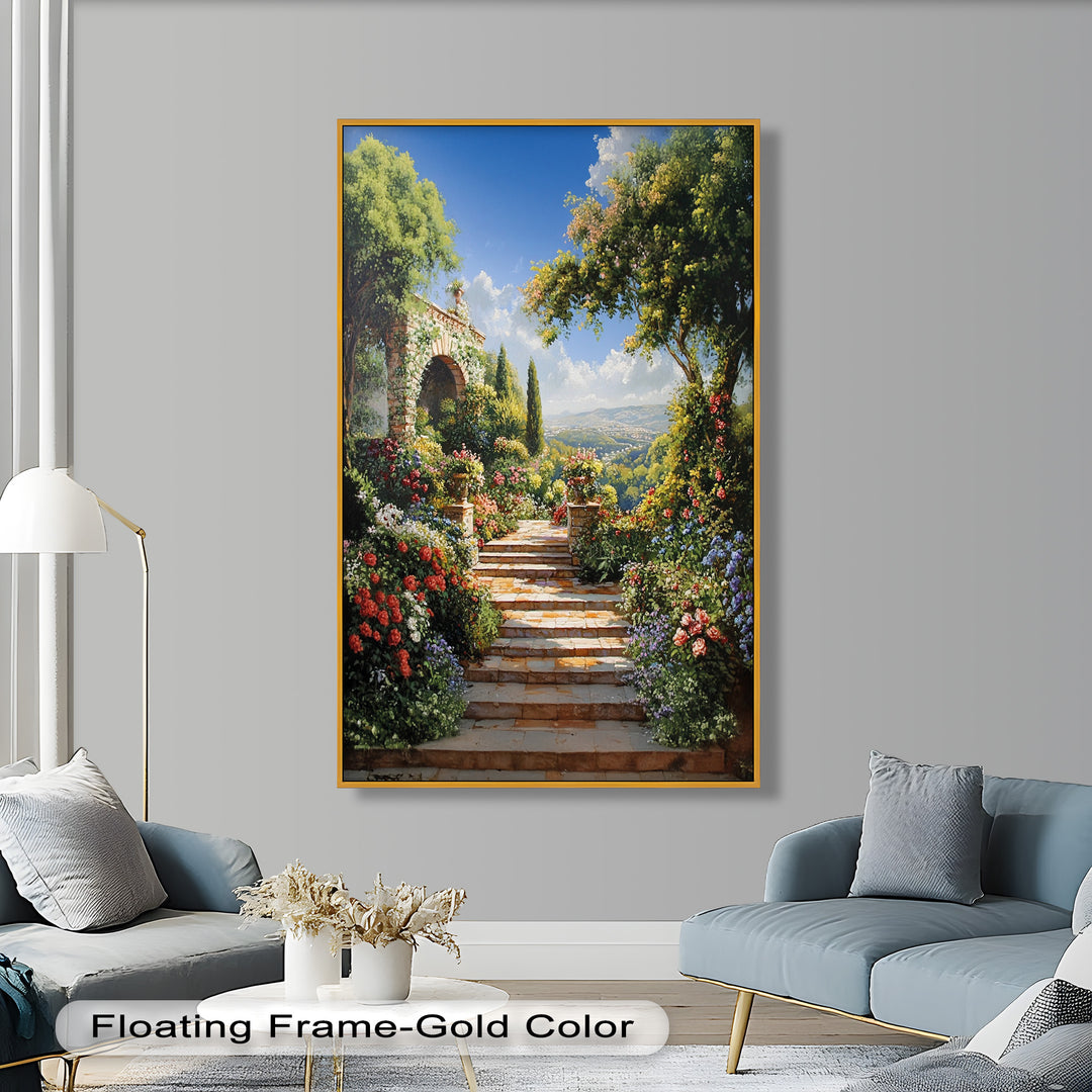 Garden of Eternal Bloom – Renaissance Oil Painting