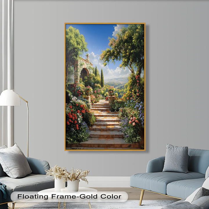 Garden of Eternal Bloom – Renaissance Oil Painting