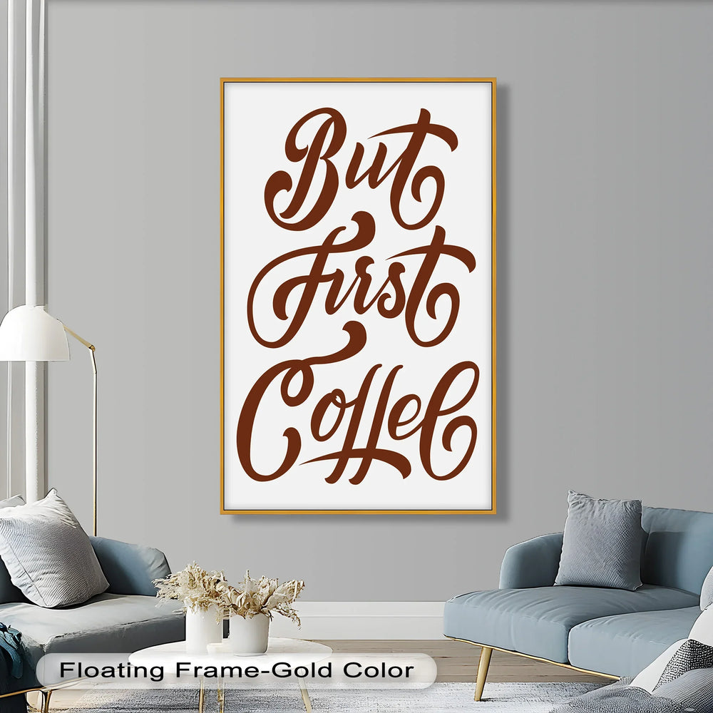 Caffeine-Inspired Oil Painting – Elegant Typography for Coffee Lovers
