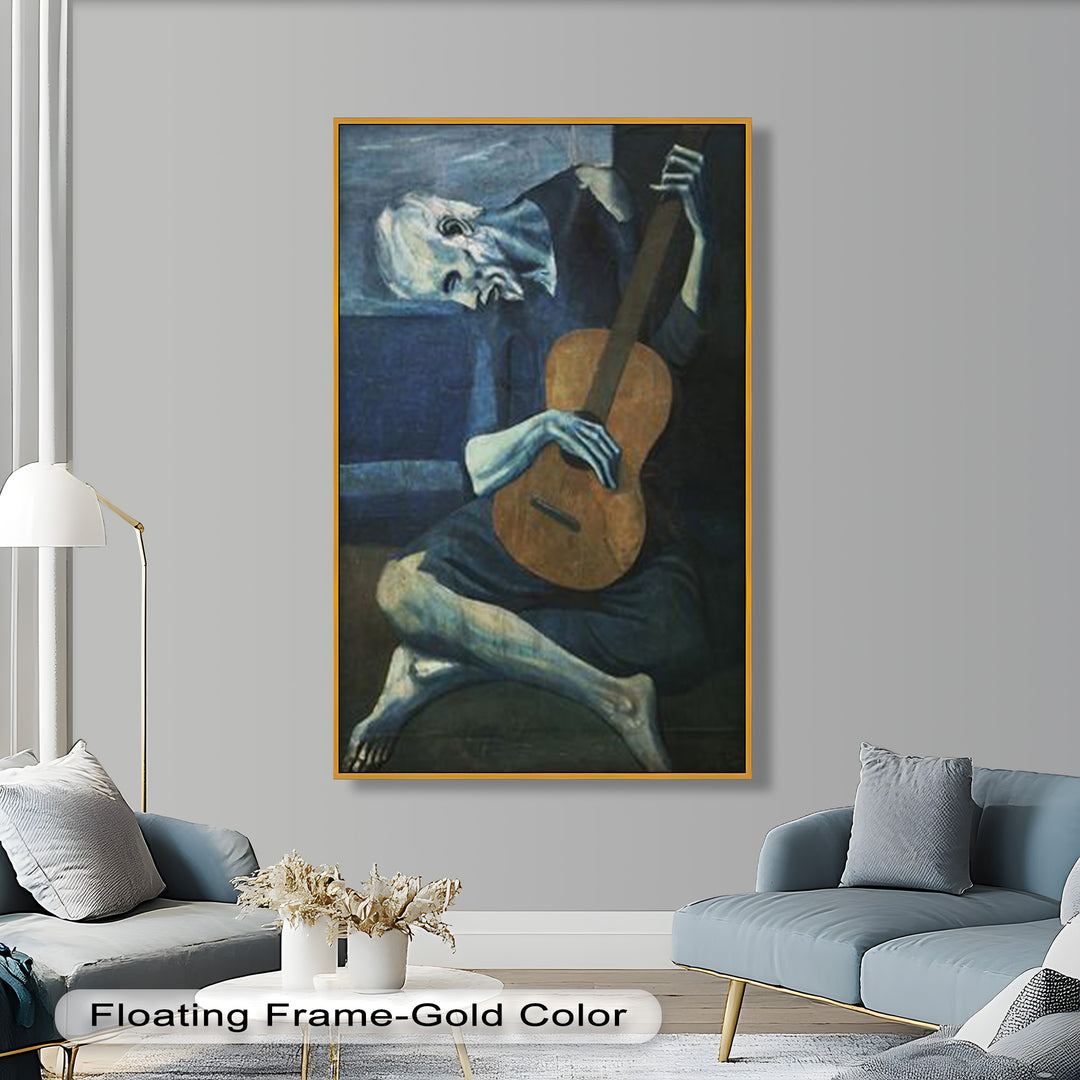 Der melancholische Musiker – Picasso-Ölgemälde