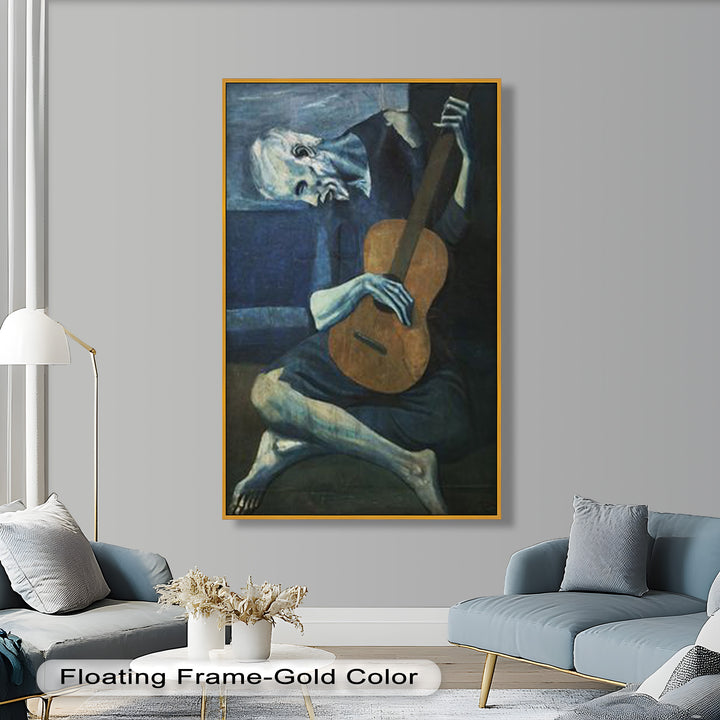 Der melancholische Musiker – Picasso-Ölgemälde
