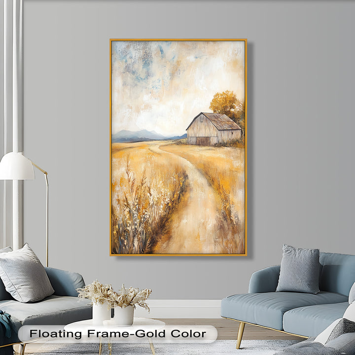 A heartfelt tribute to pastoral beauty, this artwork reflects the quiet rhythm and golden glow of life on the land.