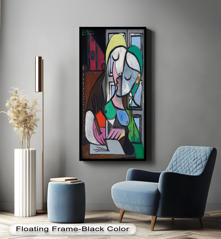 The Letter – Woman Writing at Window Picasso Oil Painting