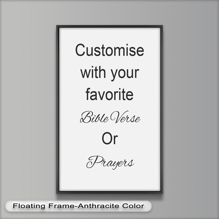 Custom Bible Verse Wall Art – Personalized Oil Painting