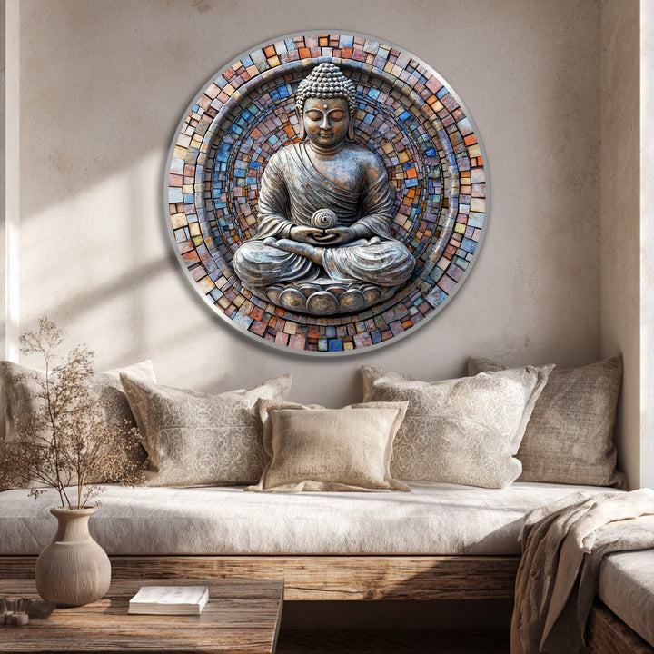 yoga studio wall painting