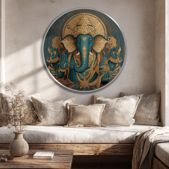 elegant hindu wall painting