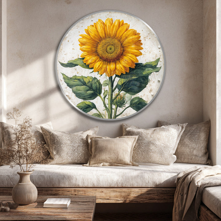 floral oil painting wall decor