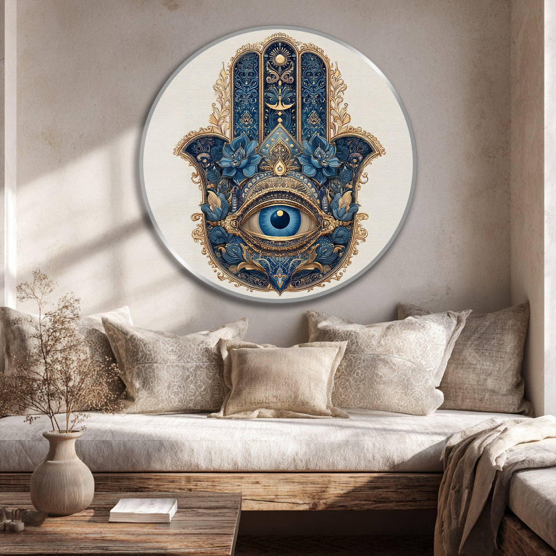 modern spiritual round artwork