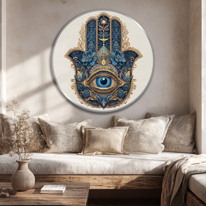 modern spiritual round artwork