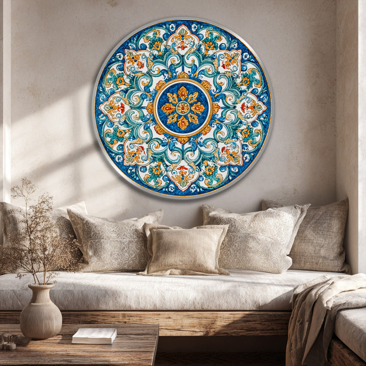 traditional pattern circular artwork