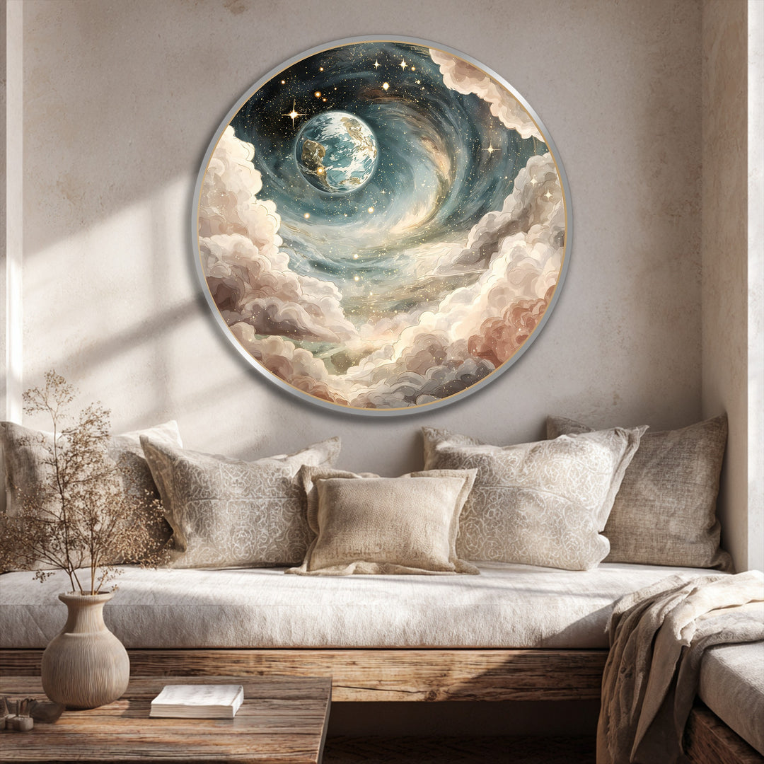 galaxy vortex wall decor 