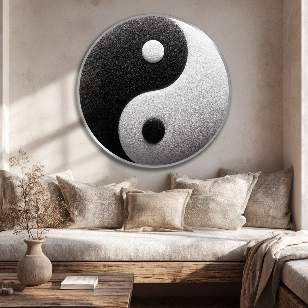 Equilibrio eterno – Ronda Yin Yang Cuadro al óleo