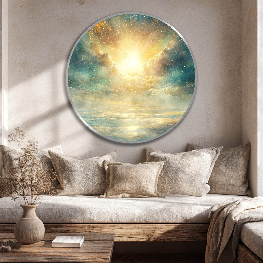 Resplandor Celestial – Ronda del Cielo Divino Cuadro al óleo