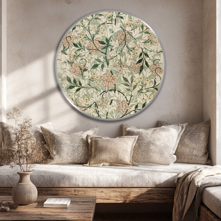 decorative round oil painting