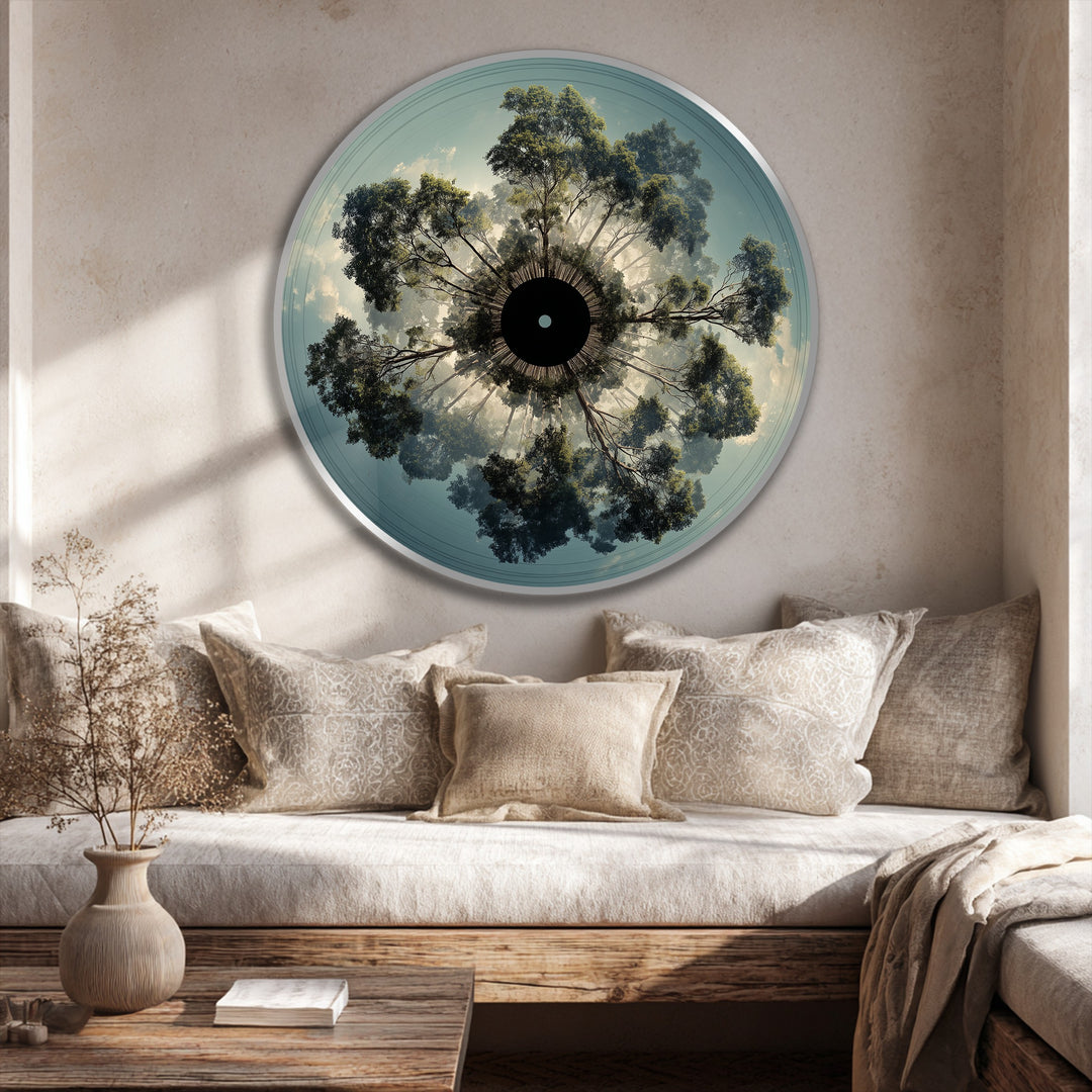 radial symmetry tree artwork