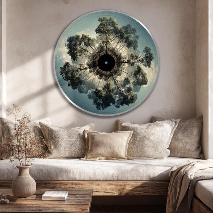 radial symmetry tree artwork