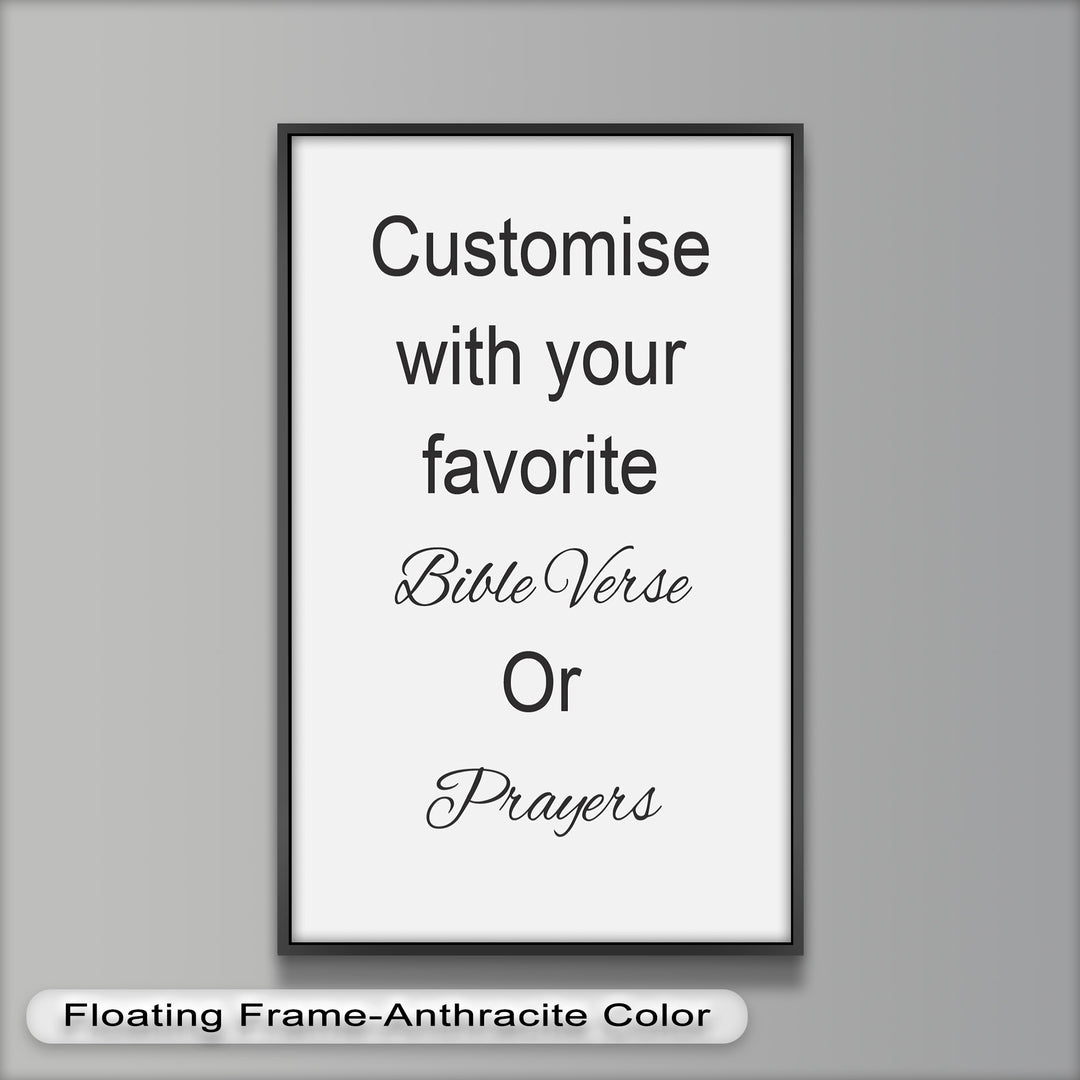 Custom Bible Verse Wall Art – Personalized Oil Painting