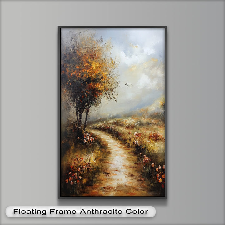 Winding Path Landscape - Impressionism Oil Painting