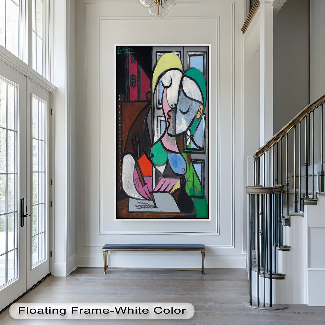 The Letter – Woman Writing at Window Picasso Oil Painting