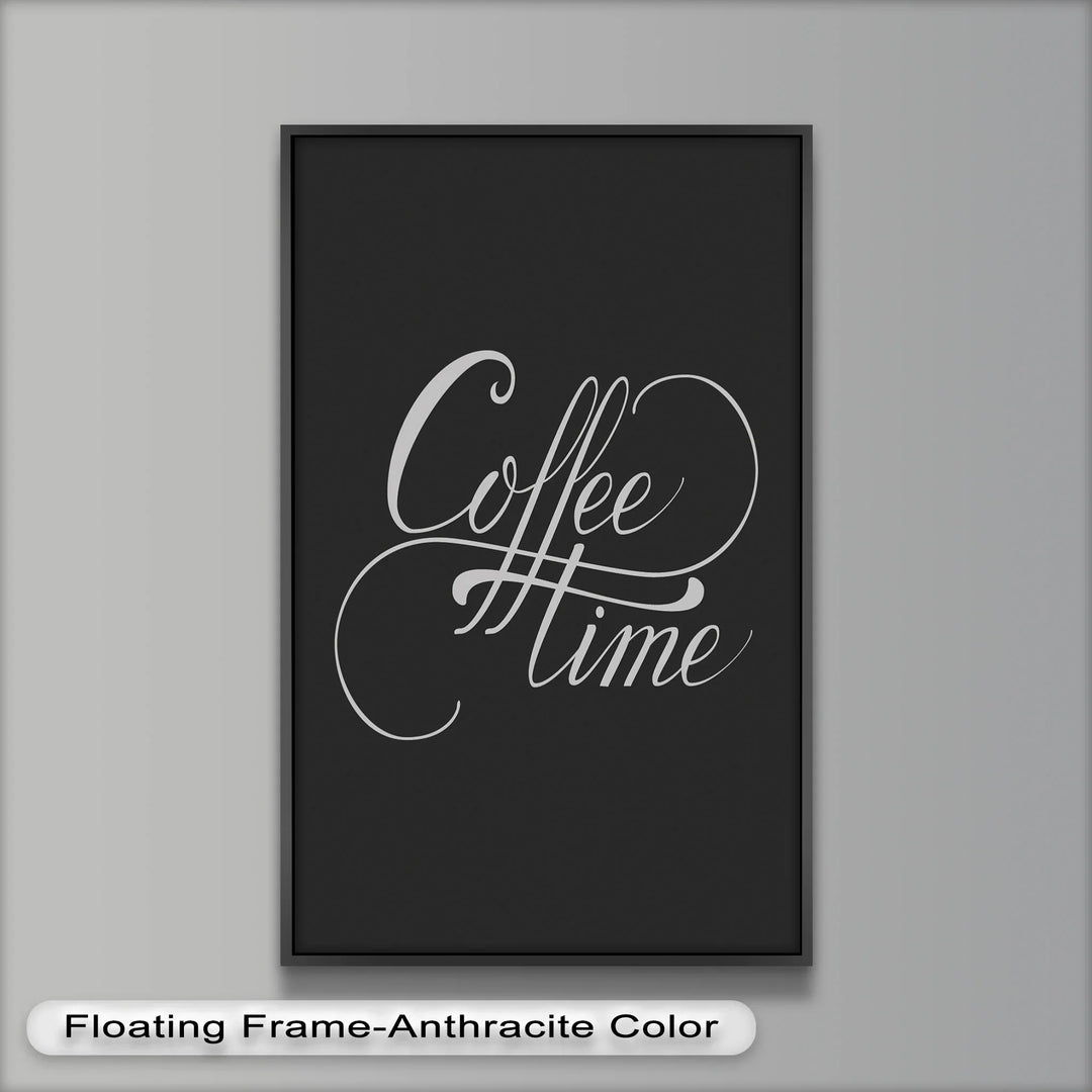 Coffee Time Script Art – Calligraphy Oil Painting - MyPhotoStation
