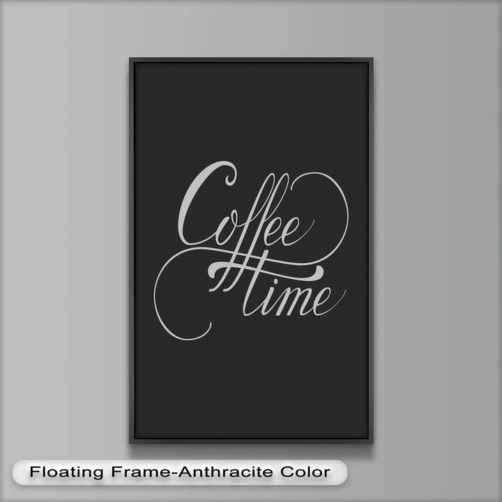 Coffee Time Script Art – Calligraphy Oil Painting - MyPhotoStation
