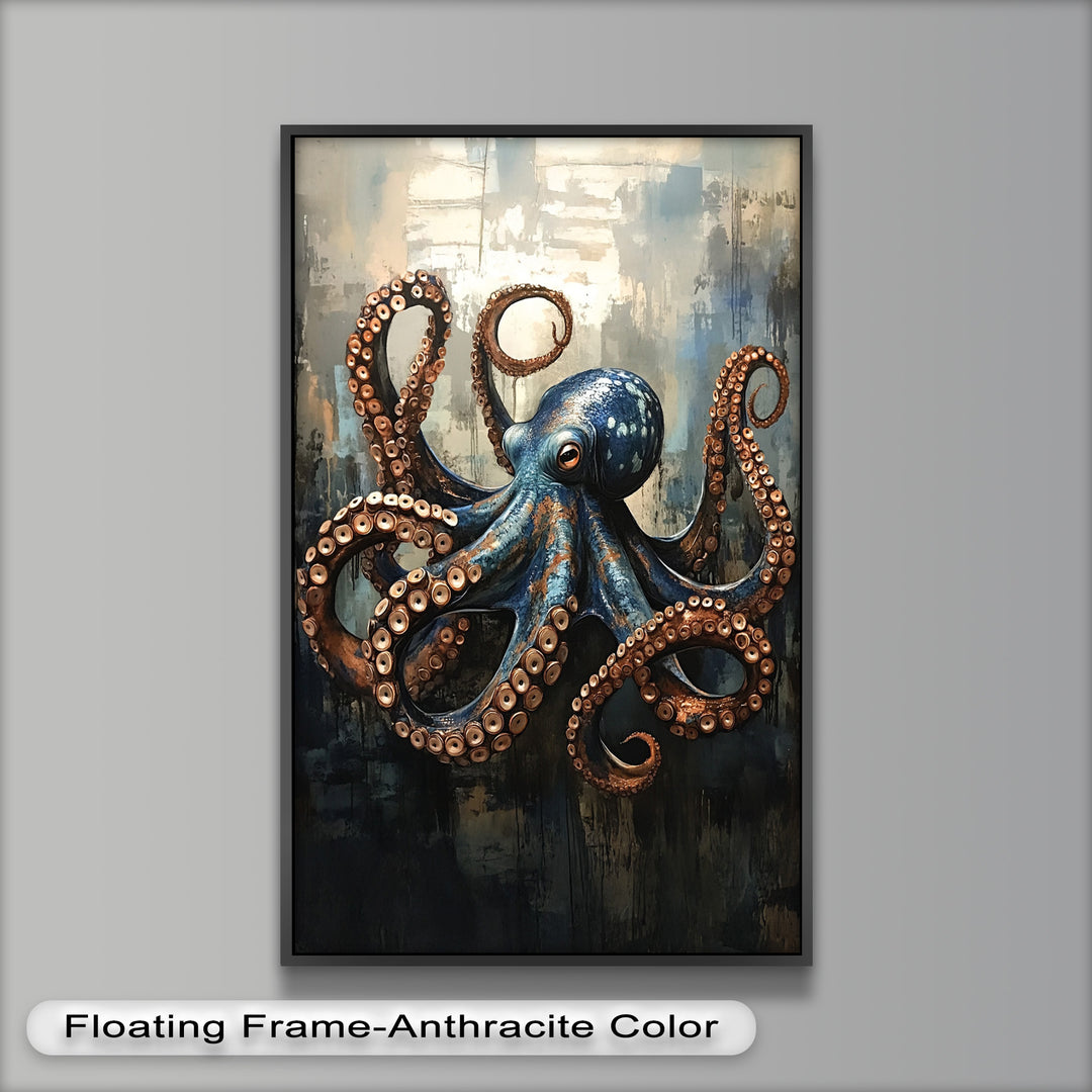 Deep Sea Octopus - Animal Oil Painting
