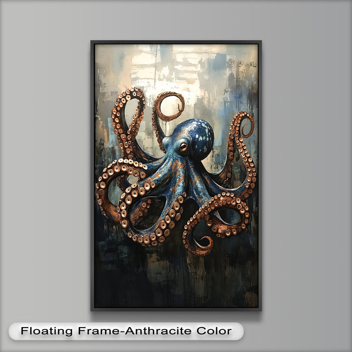 Deep Sea Octopus - Animal Oil Painting