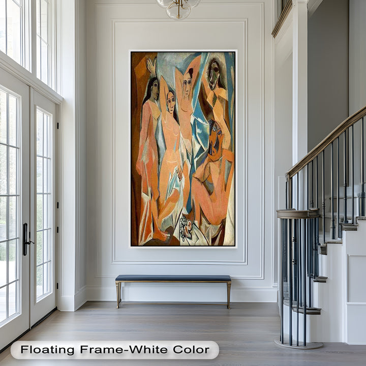 Les Demoiselles – Cubist Masterpiece Picasso Oil Painting