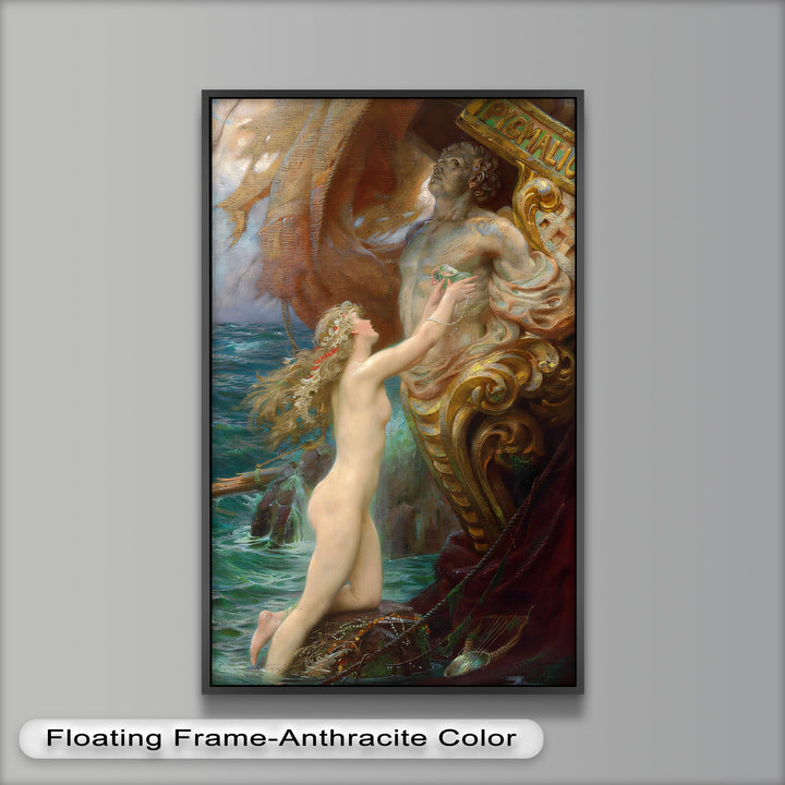 Galatea’s Awakening – Mythological Nude Oil Painting