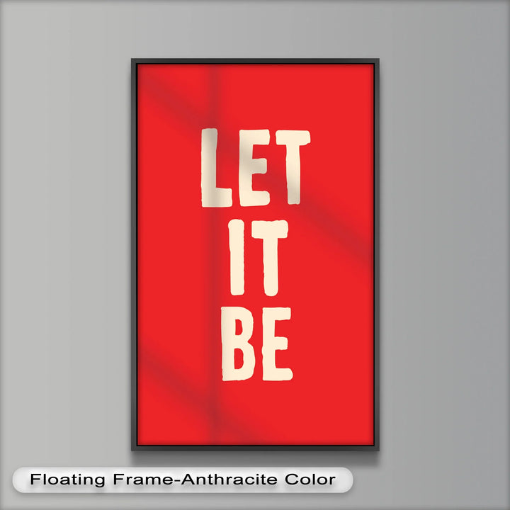 Let It Be – Red Oil Painting - MyPhotoStation