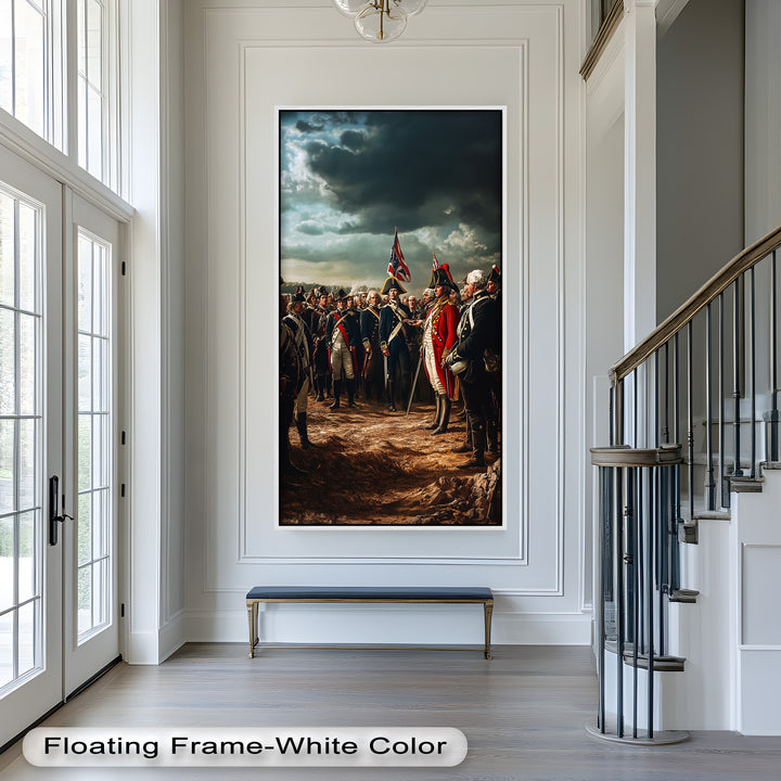 Surrender of Power – Revolutionary Oil Painting