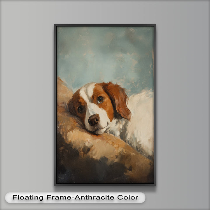 Resting Soul – Loyal Dog Animal Oil Painting