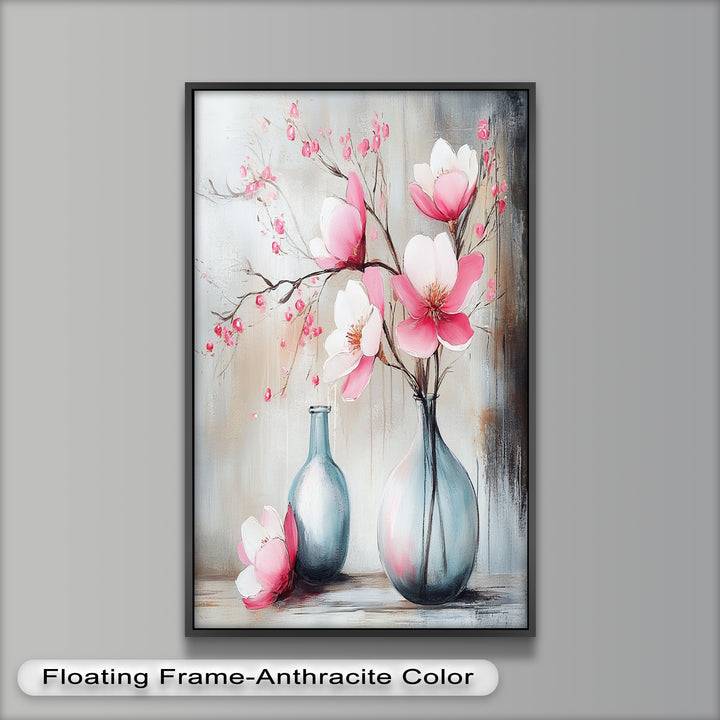 Soft Pink Magnolia - Flower Oil Painting