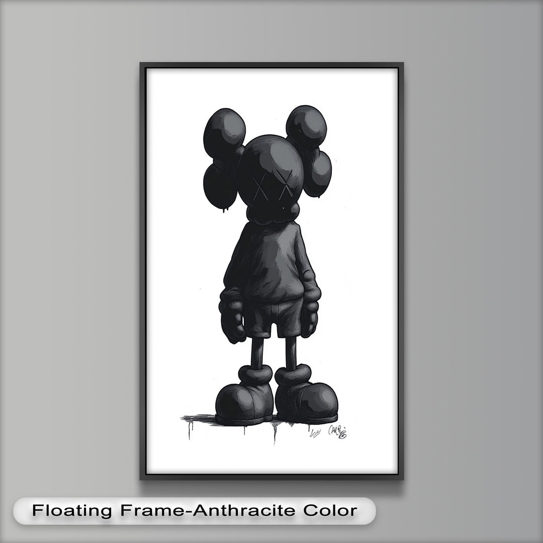 Schattenform Stille – KAWS Ölgemälde