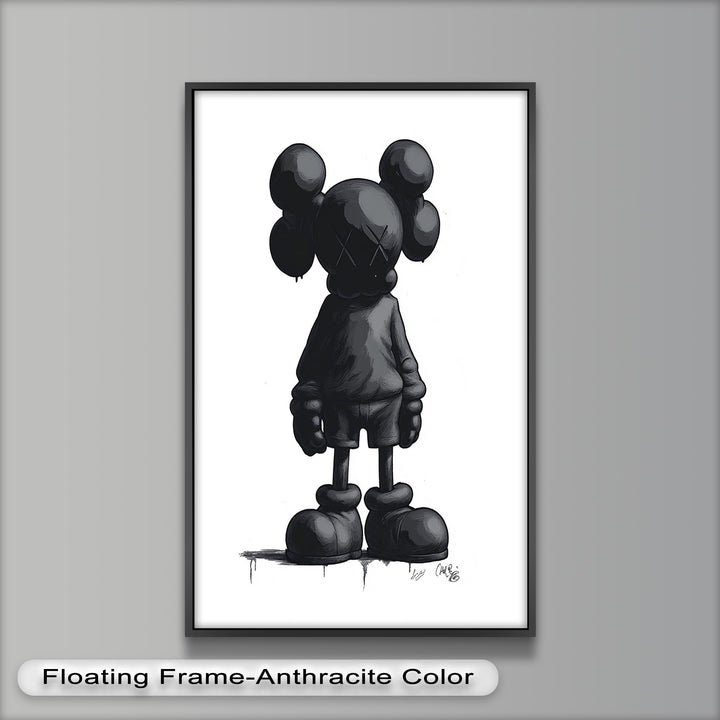 Schattenform Stille – KAWS Ölgemälde