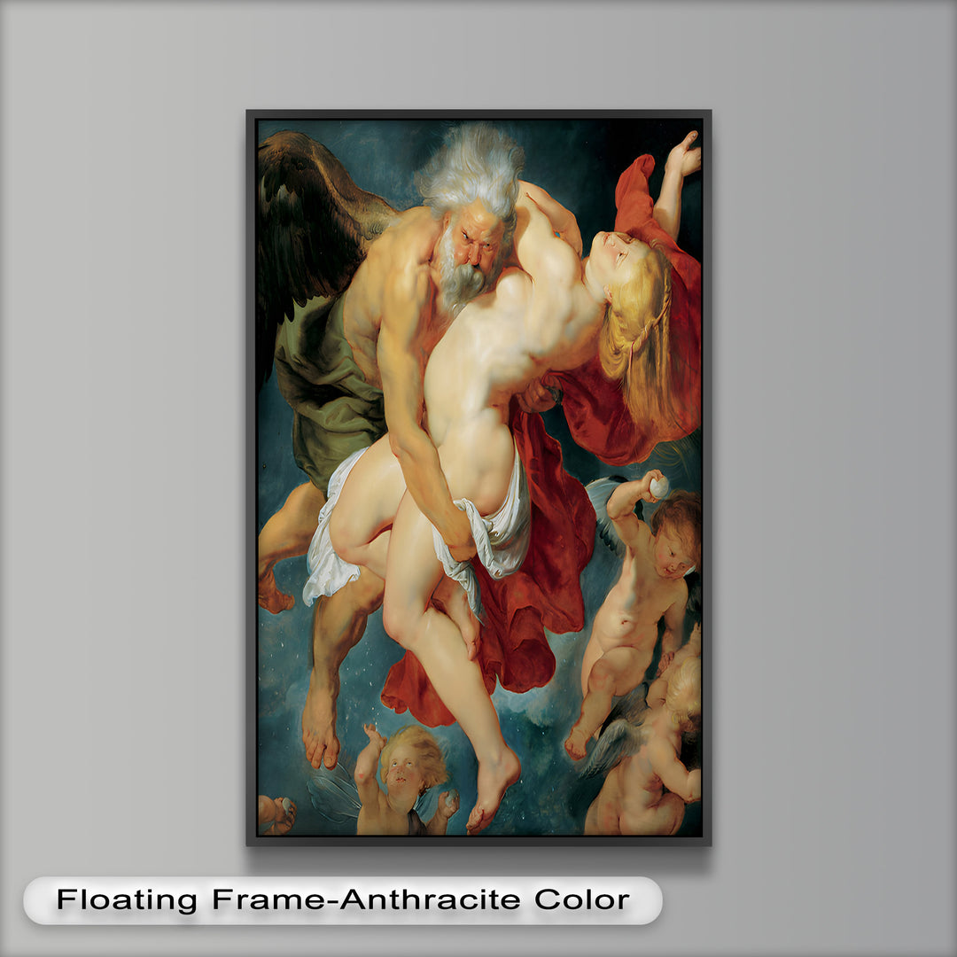 Entführung der Psyche – Mythologisches Akt-Ölgemälde aus der Renaissance